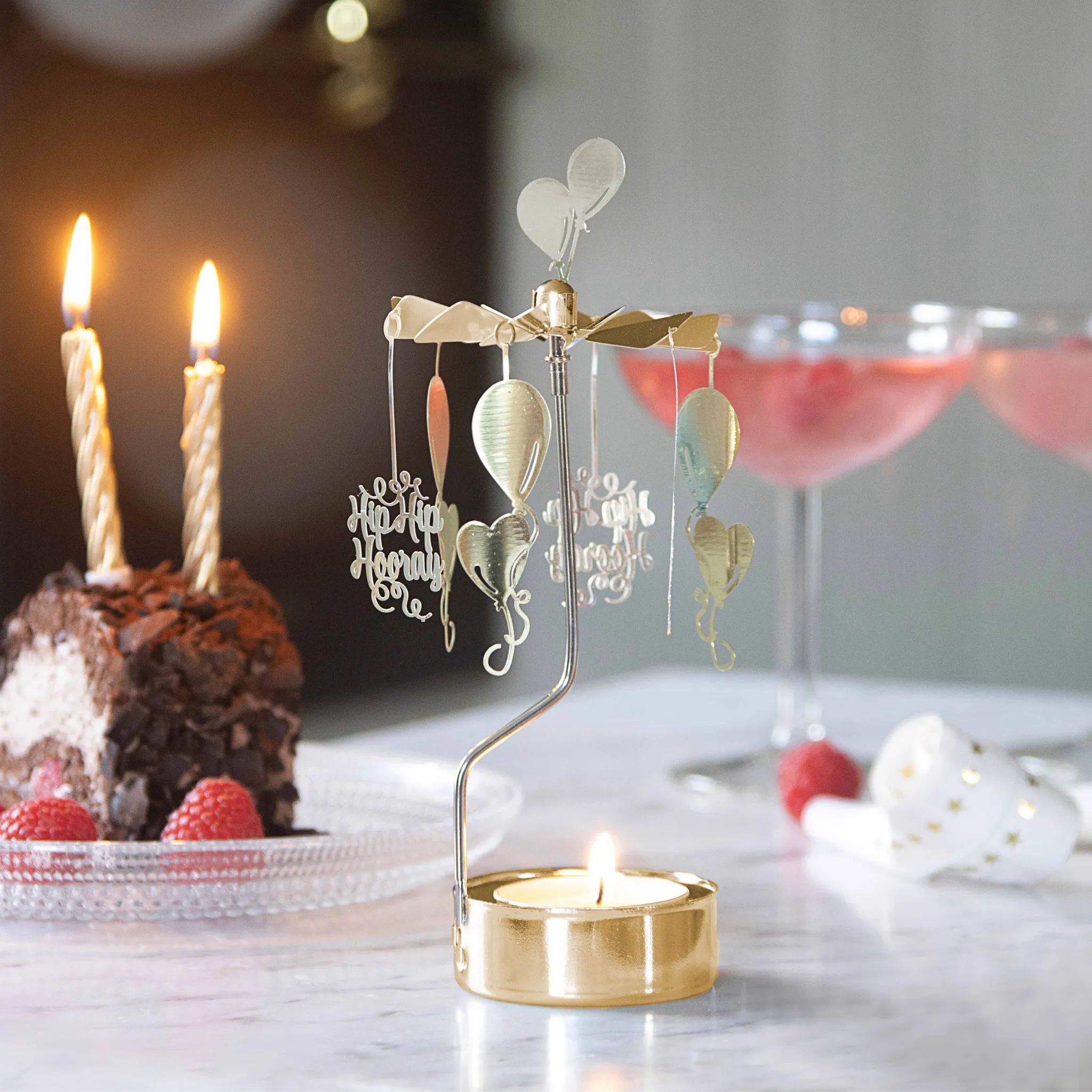 Let's Celebrate - Rotating Candle Holder