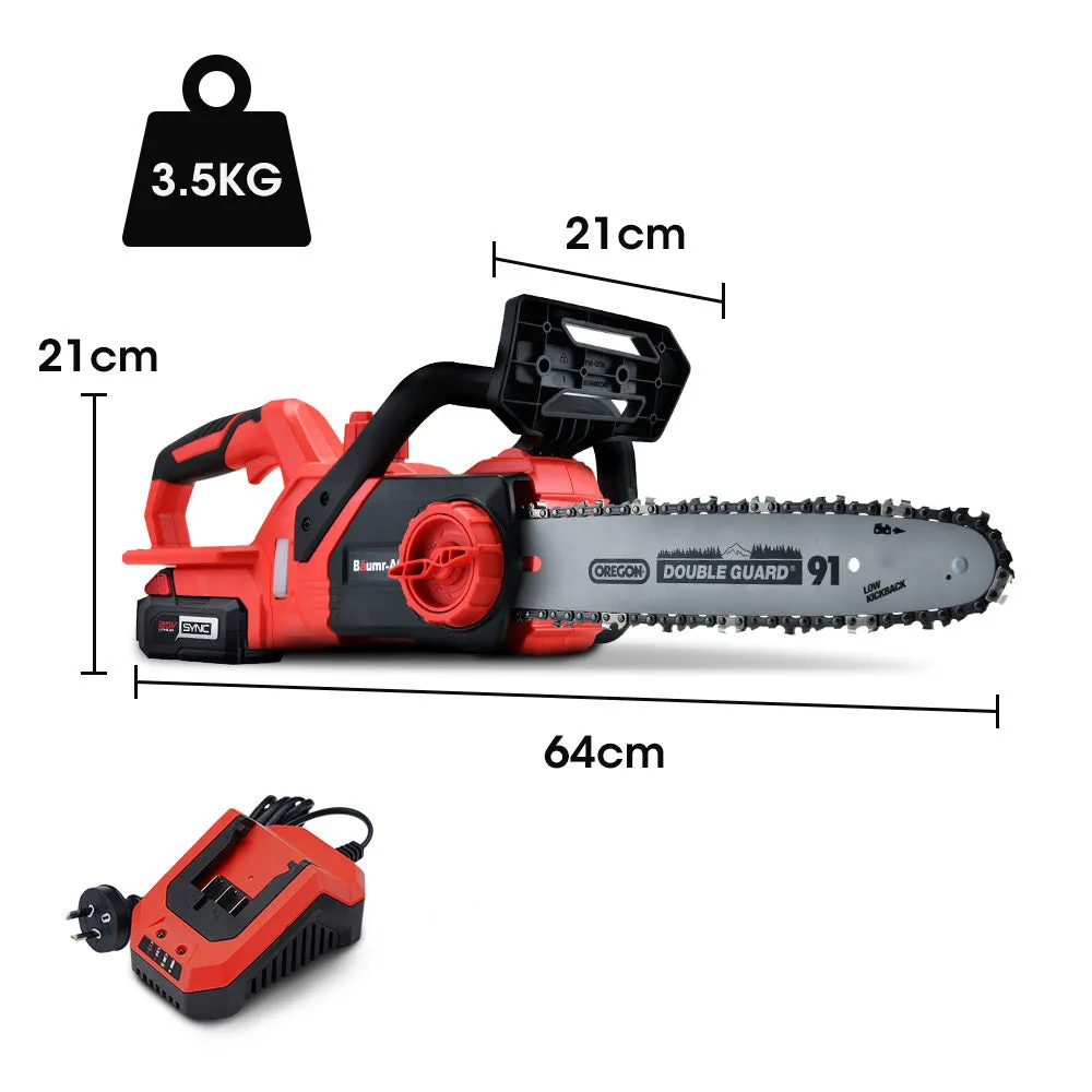 Lightweight 20V Cordless Chainsaw 12" OREGON® Bar Baumr-AG