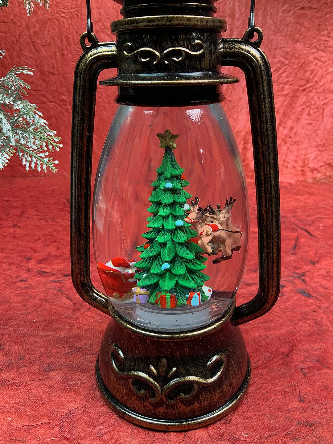 Little Surprise Box ,Musical Glitter Water Light, Christmas  Snow Lantern