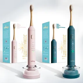 Lumineux® Sonic Electric Toothbrush (In Bloom)   Lumineux® Sonic Electric Toothbrush (Deep Ocean) Bundle