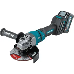 Makita 40V Max XGT‚® 4-1/2" Cordless Paddle Switch Angle Grinder Kit with Electric Brake, 4.0Ah