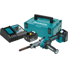 Makita XSB01TJ 18V LXT 3/8" x 21" Detail Belt Sander Kit