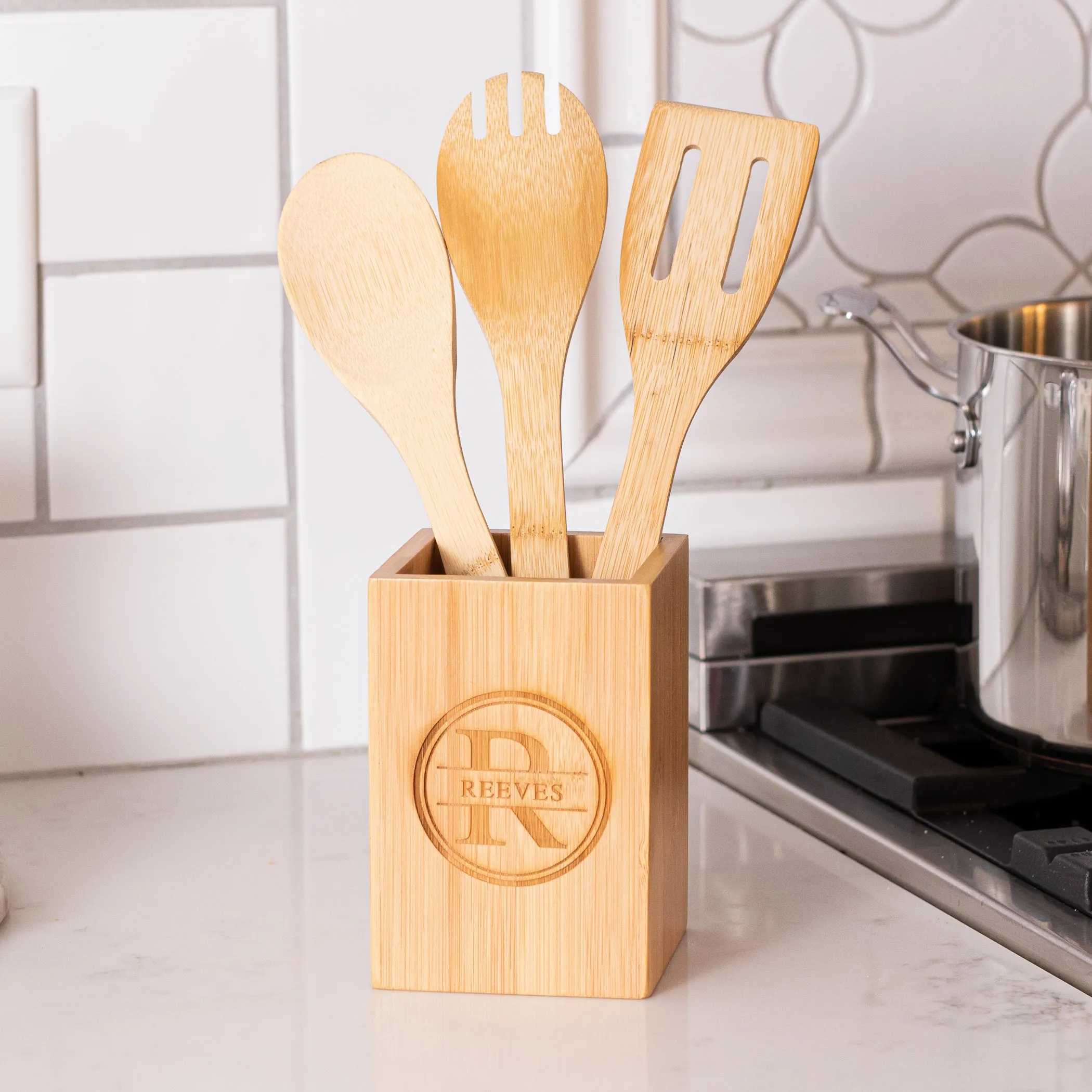 Medium Bamboo Kitchen Set