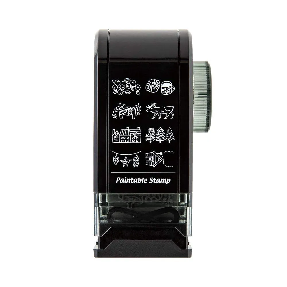 Midori Paintable Rotating Stamp Dial - Nordic Motif