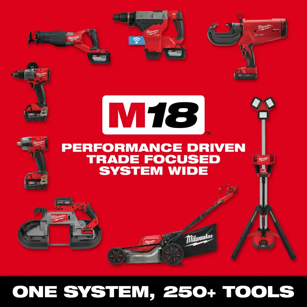 Milwaukee M18 Force Logic 10-Ton Knockout Tool 1/2" - 4" Kit