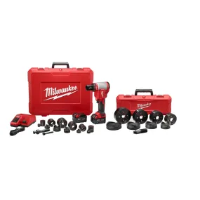 Milwaukee M18 Force Logic 10-Ton Knockout Tool 1/2" - 4" Kit