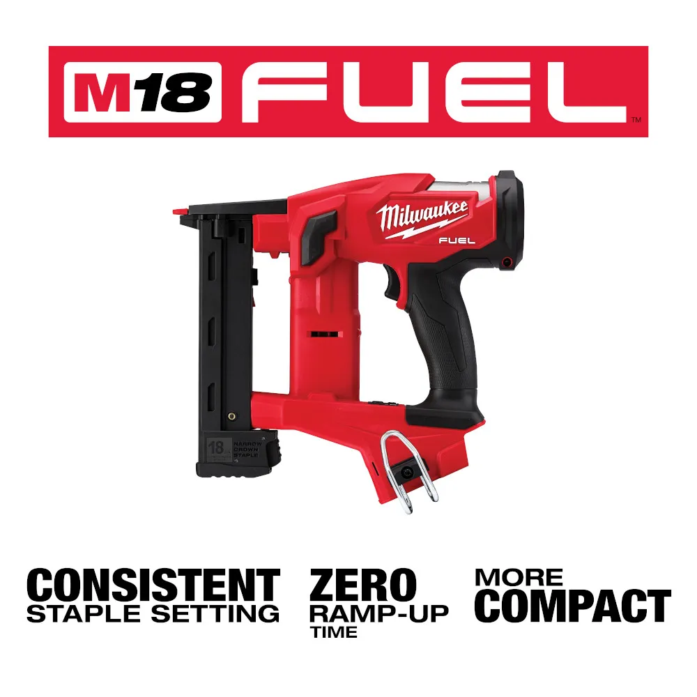 Milwaukee M18 Fuel 18 Gauge 1/4" Narrow Crown Stapler