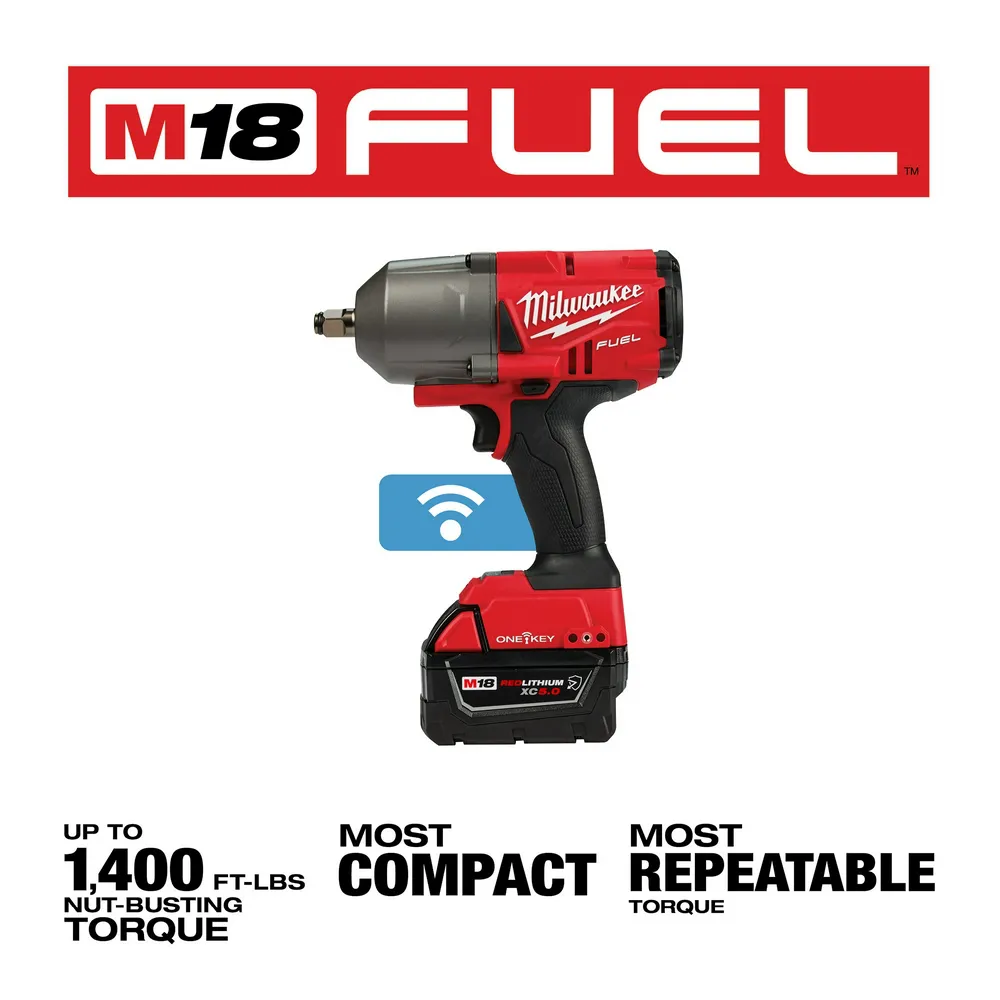 Milwaukee M18 FUEL ONE-KEY 1/2" High Torque Impact Wrench with Friction Ring Kit