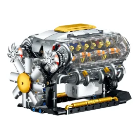 Motorised V8 Engine 691pcs