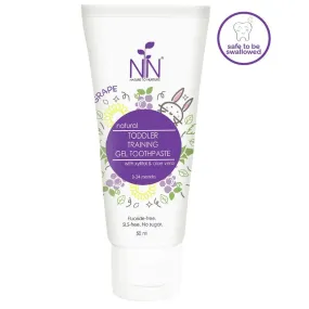 Nature to Nurture Toddler Training Gel Toothpaste Violet (3 Months-2 Years Old)