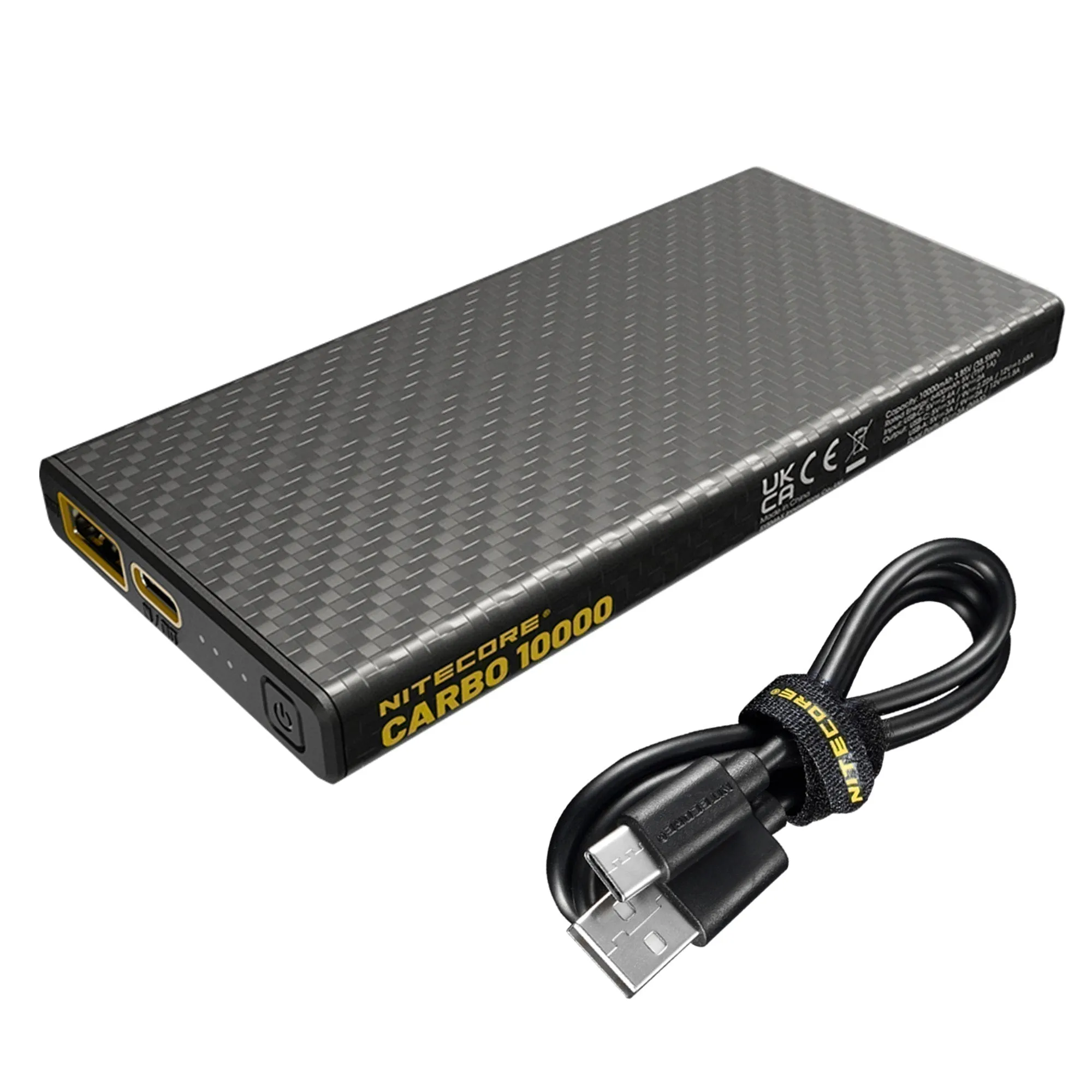 Nitecore Carbo 10000, Lightweight QC 10000mAh USB Power Bank