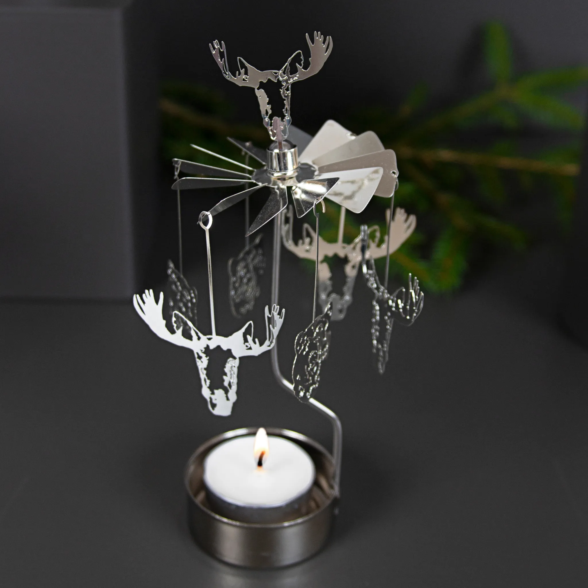 Nordic Animals - Rotating Candle Holder