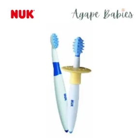 NUK Gerber Healthy Start Training Toothbrush Set 1.4oz 3-15m