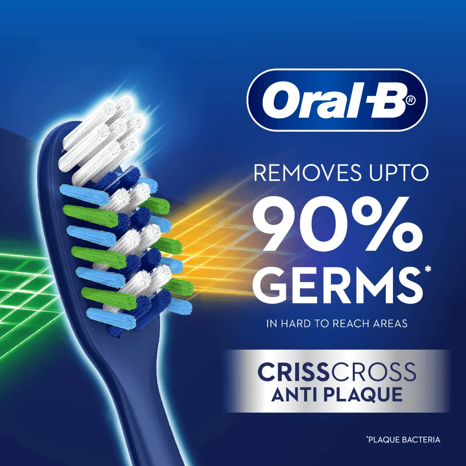 Oral B Criss Cross Medium Toothbrush (BUY 2 GET 2 Free)