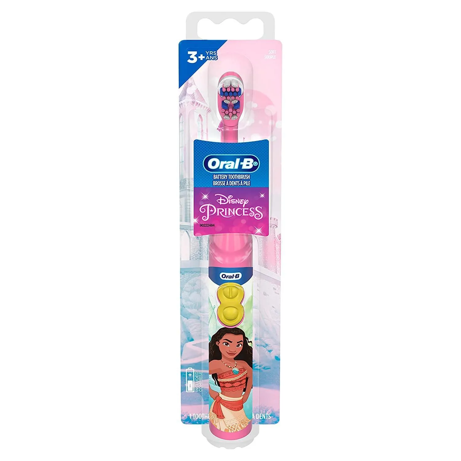 Oral-B Kid's Battery Toothbrush featuring Disney's Moana, Soft Bristles