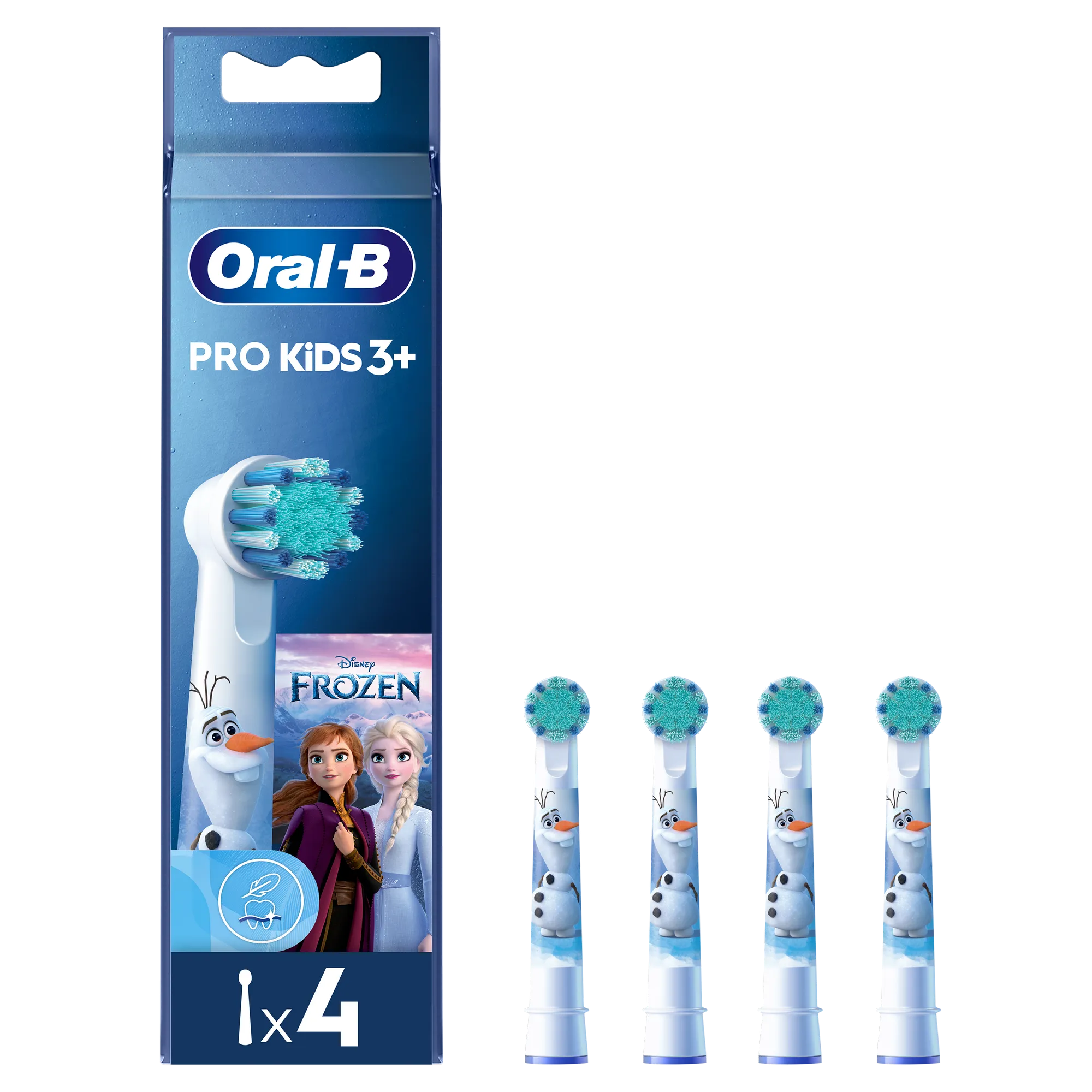 ORAL B KIDS STAGES FROZEN REFILL HEADS 4 PACK