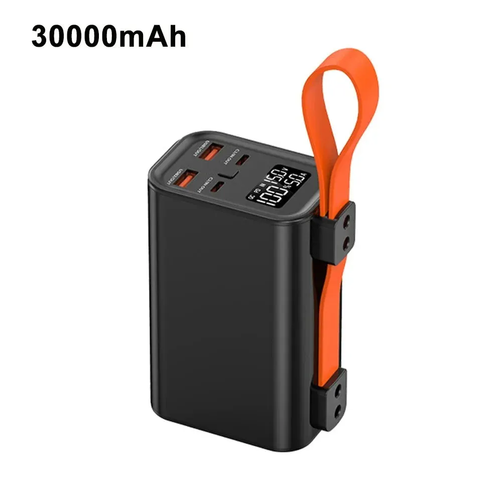 PD 100W 30000mAh 60000mAh Power Bank Station Outdoor Energy Portable Power Bank Solar Generator For Camping Phone Fast Charge