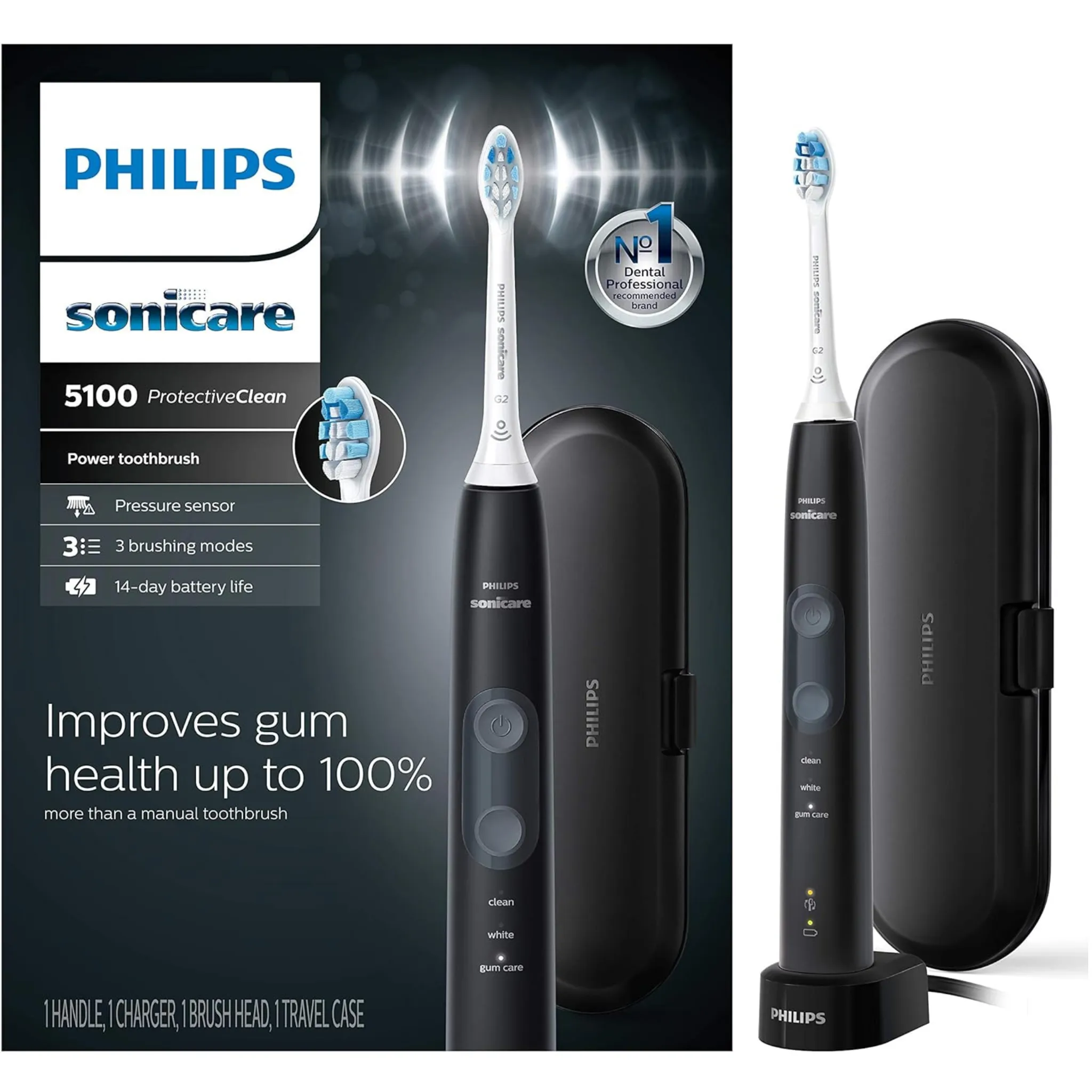 Philips Sonicare ProtectiveClean 5100 Electric Toothbrush