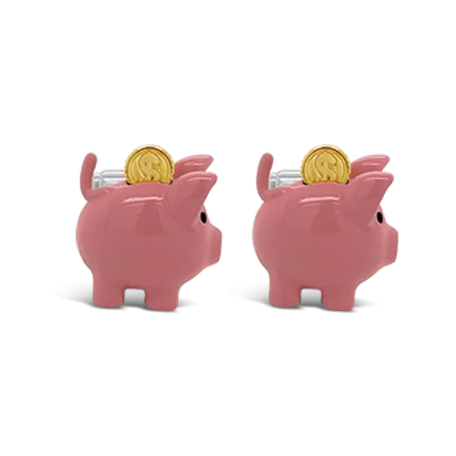 Piggy Bank Cufflinks