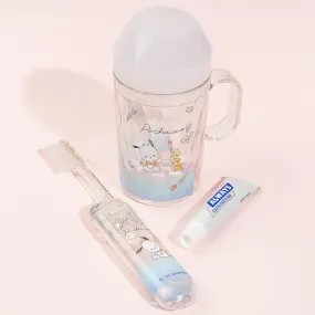 Pochacco Diamond Travel Toothbrush Set