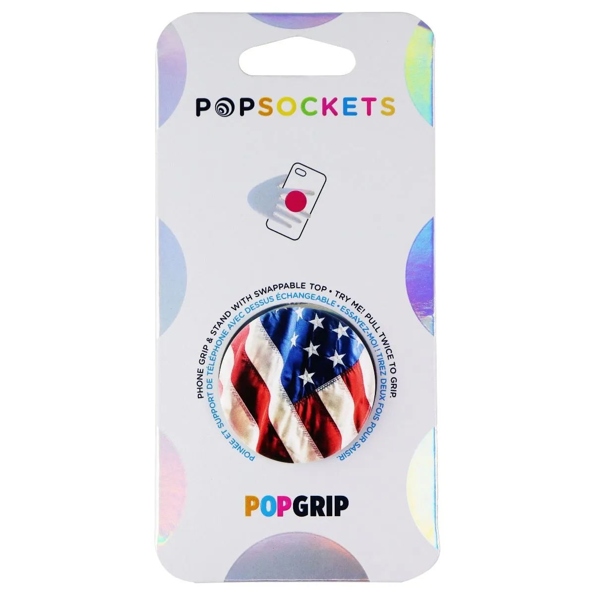 PopSockets PopGrip with Swappable Top for Smartphones - Oh Say Can You See