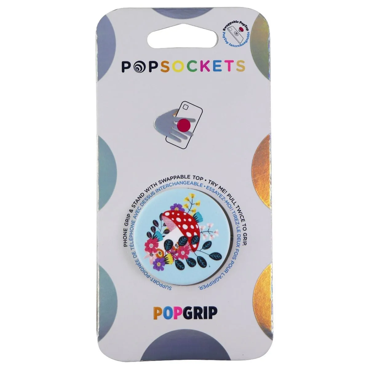 PopSockets Swappable PopGrip Phone Grip and Stand - Shroom Blooms