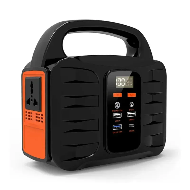 Portable Emergency Pwer Station 42000mAh 150W Outdoor Camping Power Bank Power Supply Inverter Generator Battery Charger