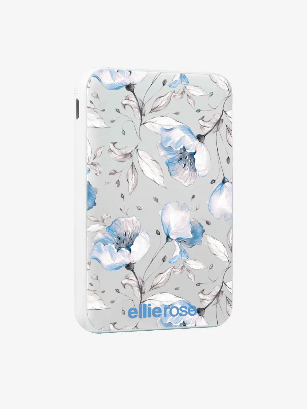 Power Bank Blue Floral