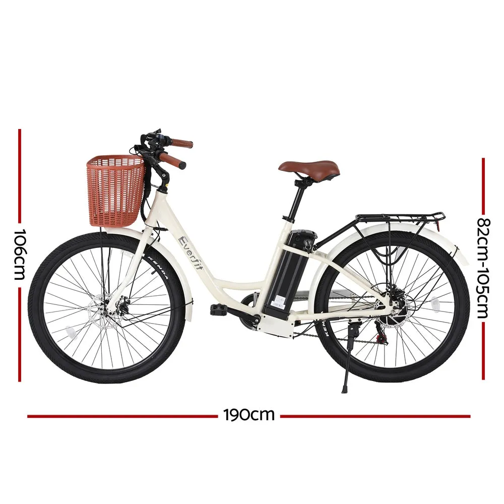 Powerful 26" Electric City Bike 7-Speed 50km Range by Everfit