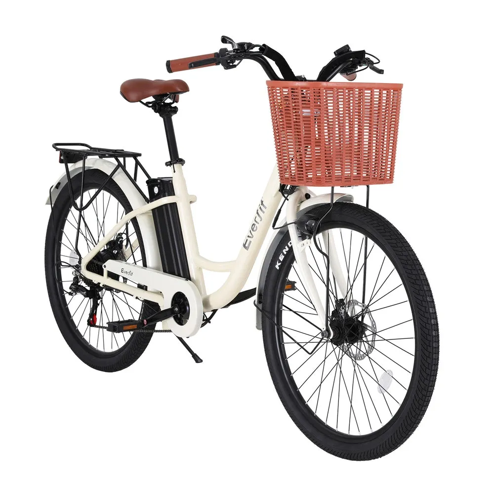 Powerful 26" Electric City Bike 7-Speed 50km Range by Everfit