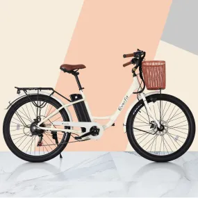 Powerful 26" Electric City Bike 7-Speed 50km Range by Everfit