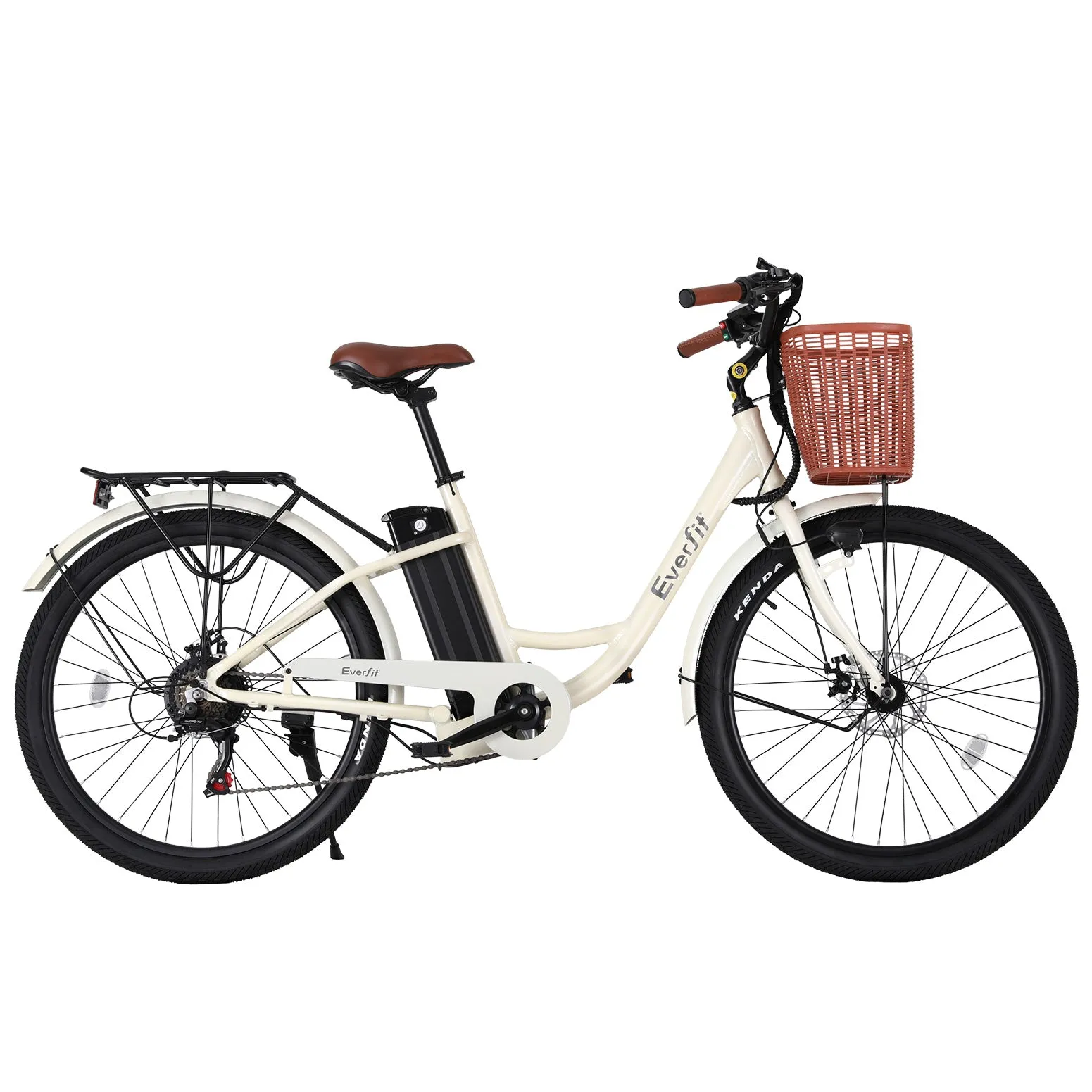 Powerful 26" Electric City Bike 7-Speed 50km Range by Everfit