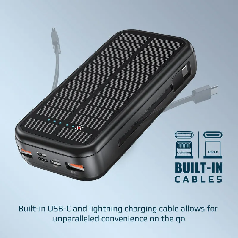 PROMATE POWERBANK SOLAR 20000MAH