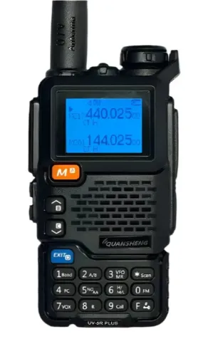 Quansheng UV-5R PLUS Walkie Talkie 5W Air Band Radio  Charge UHF VHF DTMF FM Scrambler NOAA Wireless Frequency Two Way CB Radio