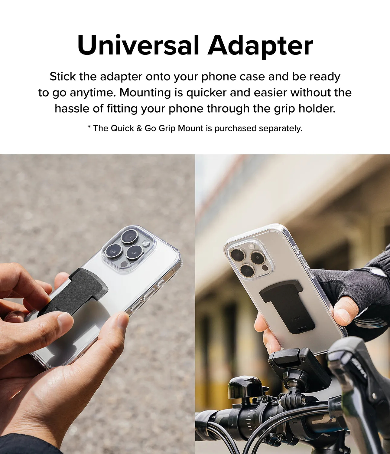 Quick & Go | Universal Adapter Mount Add-on