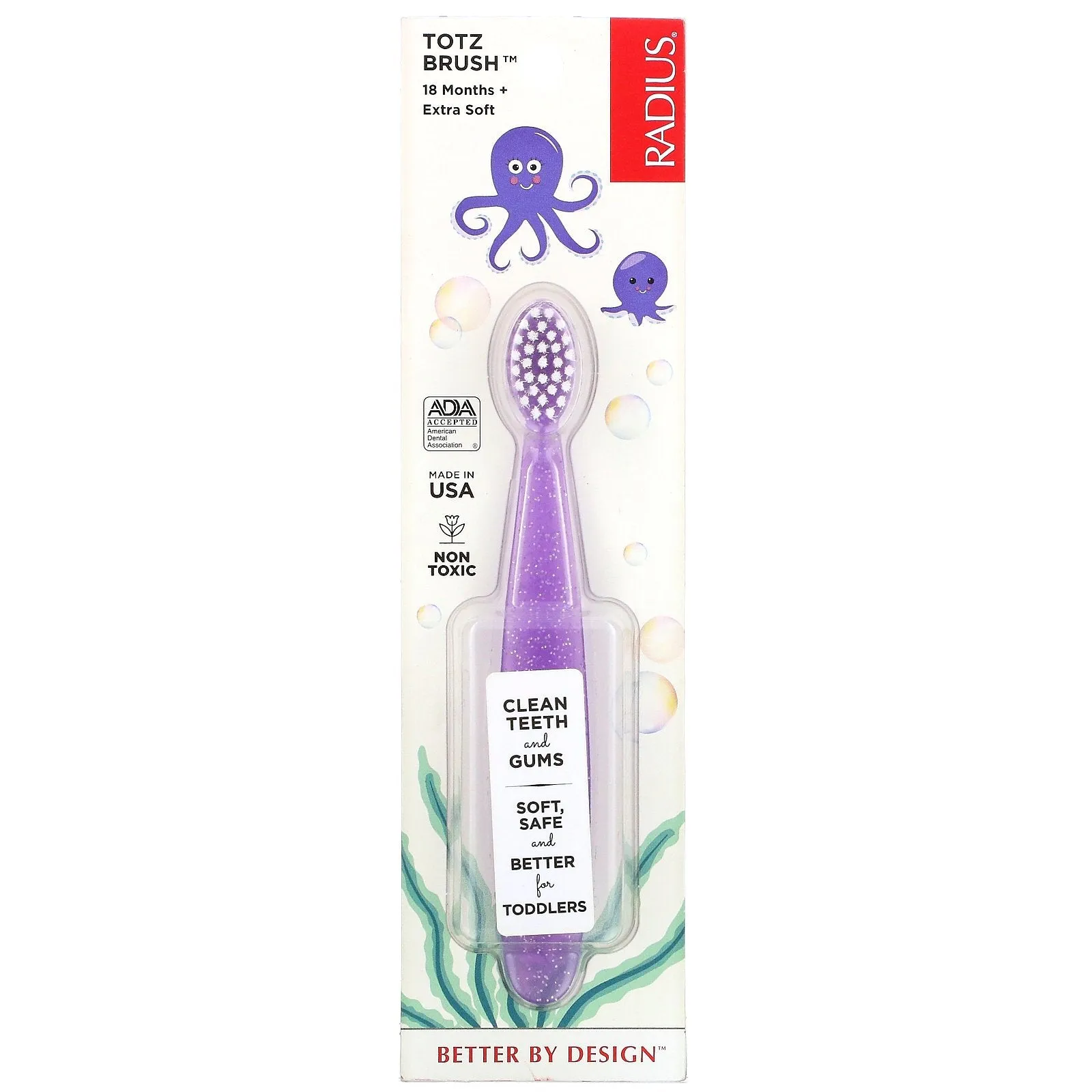 Radius - Totz Toothbrush, 18 mo 