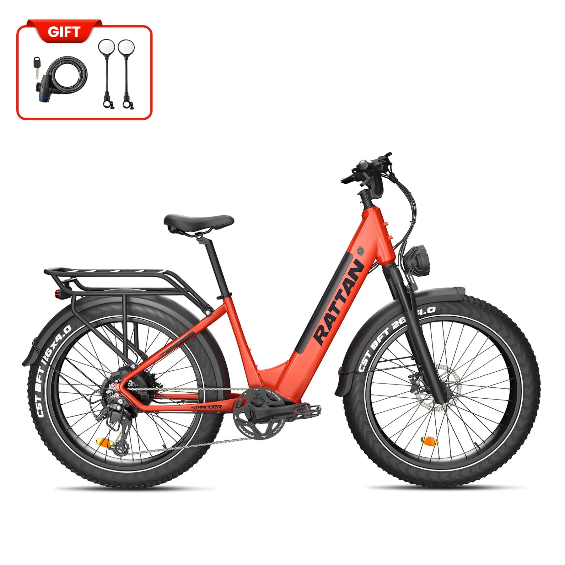 Rattan Pathfinder ST 750W 48V Mountain Electric Bike