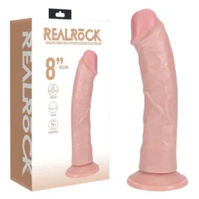 REALROCK 8" Vibrating   Rotating Cock - Flesh