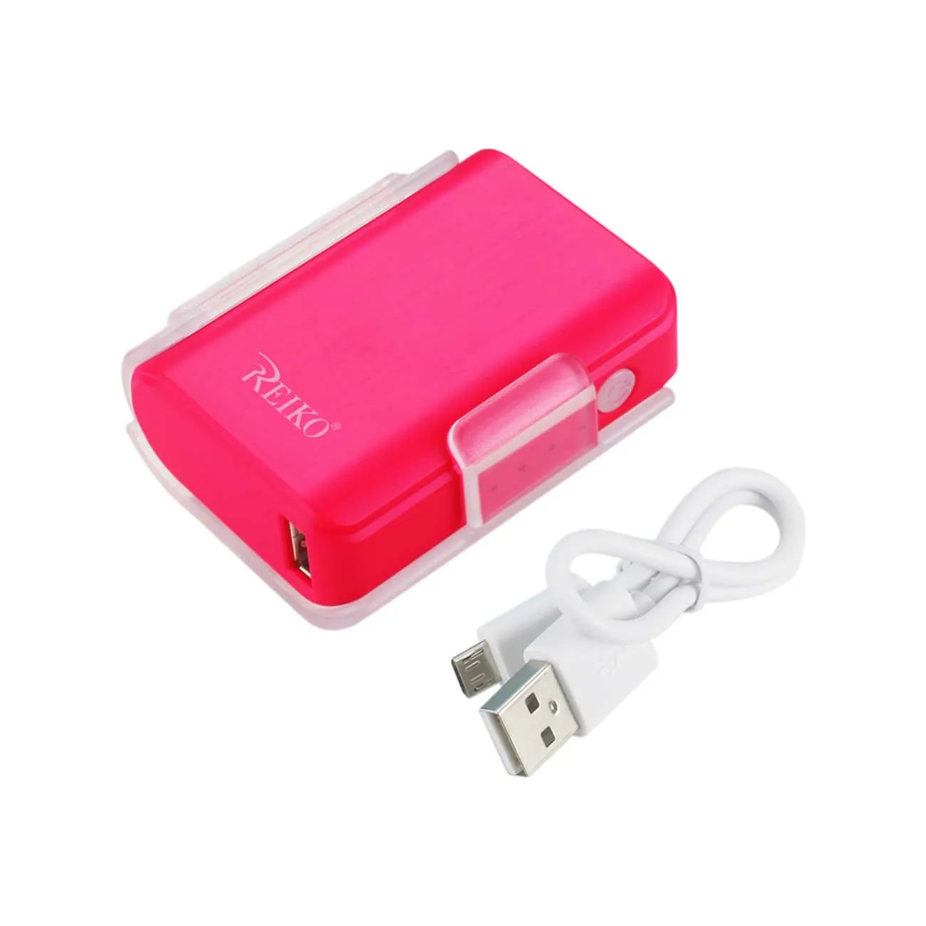 REIKO 4000MAH UNIVERSAL POWER BANK WITH CABLE IN H