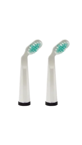 Replacement Toothbrush Head Cleaning White (Pack of 2)