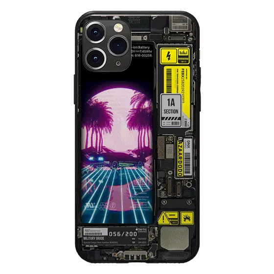 Retro Vibes Industrial LED Case for iPhone