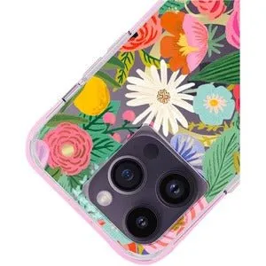 Rifle Paper Co. iPhone 14 Pro Phone Case, Garden Party Blush, MagSafe