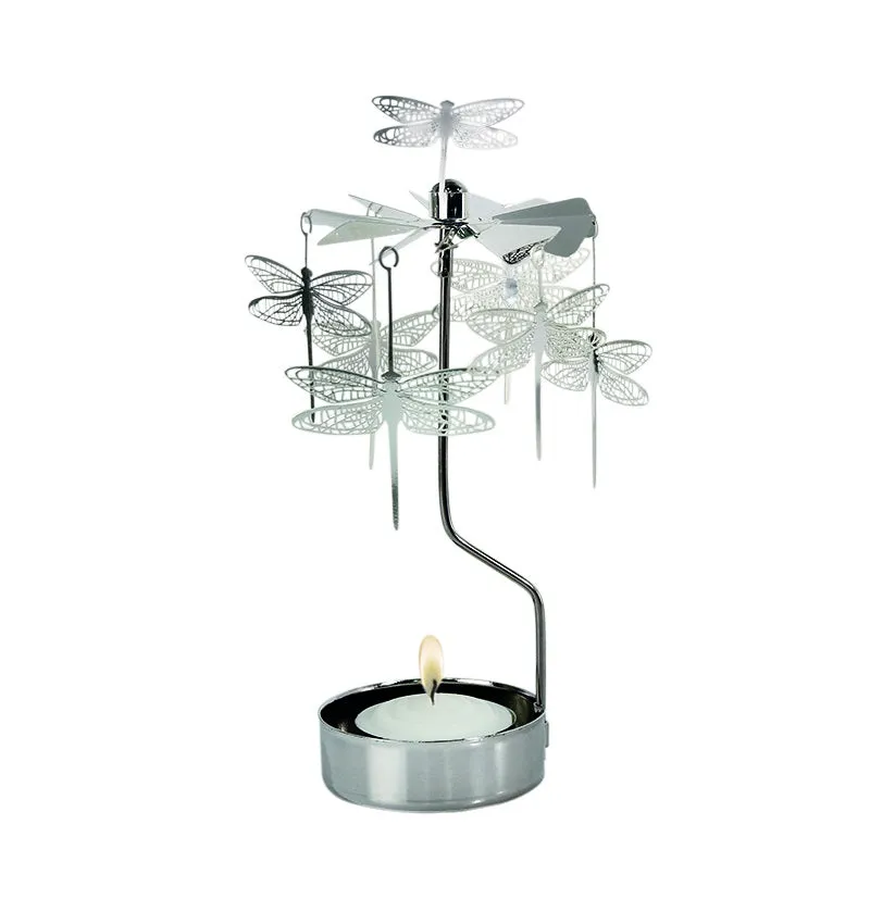 Rotating Candle Holder - Dragonfly