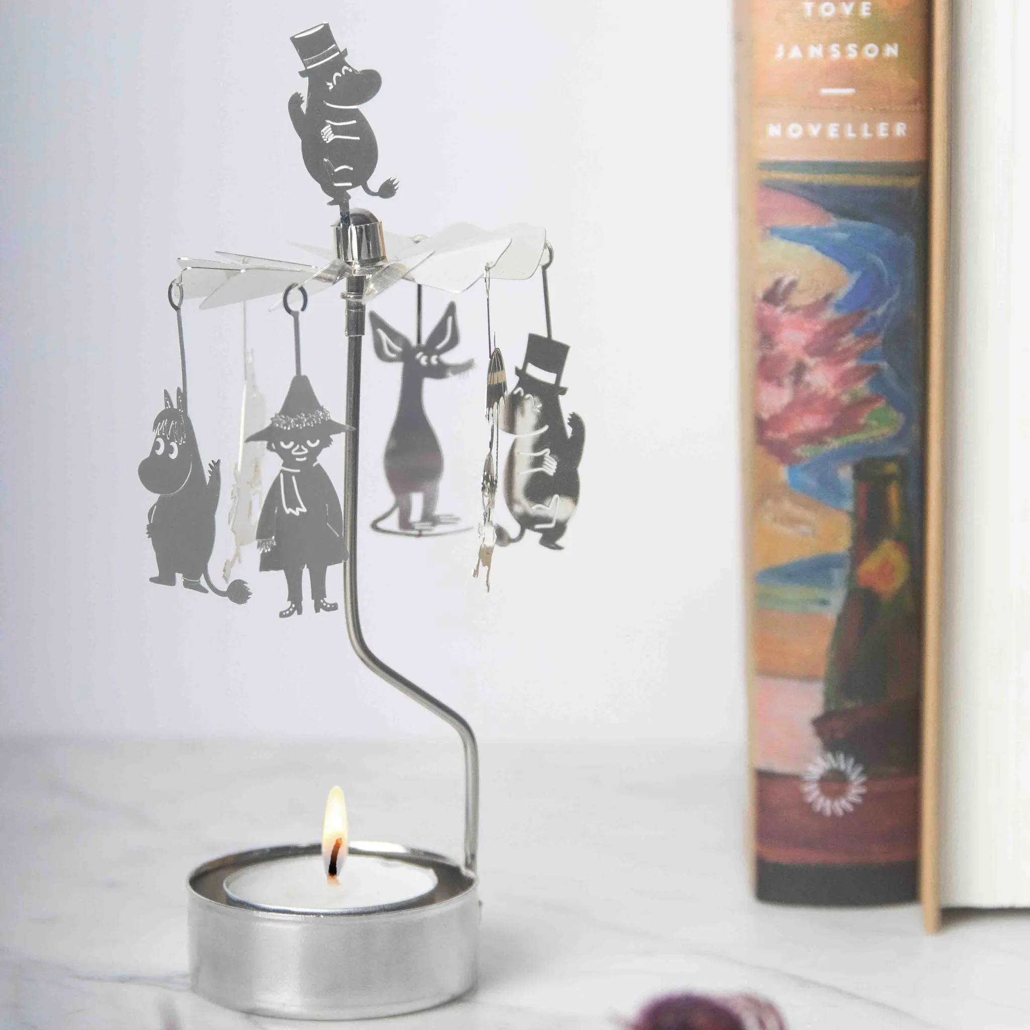 Rotating Candle Holder - Moomin Family