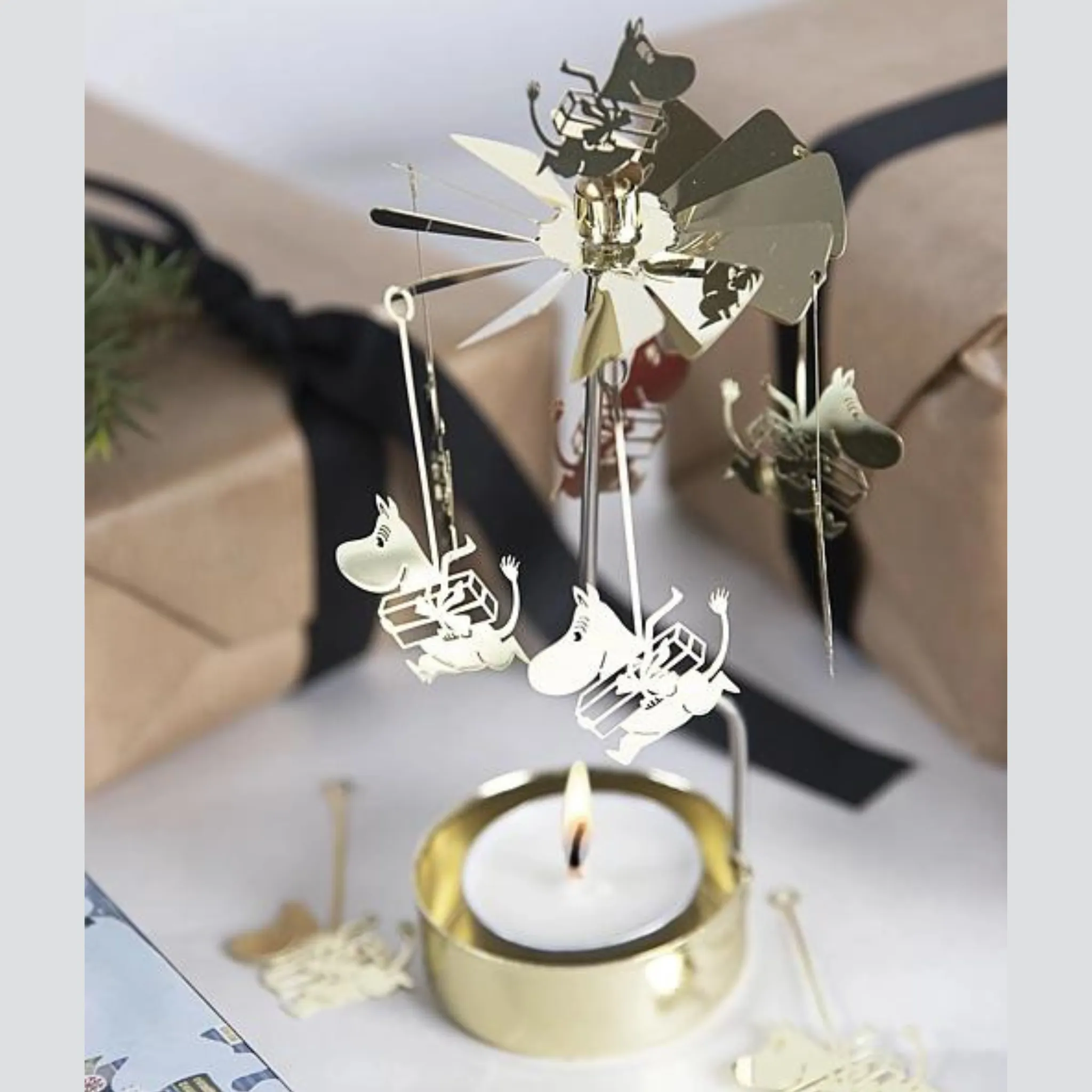 Rotating Candle Holder - Moomin Gifts