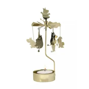 Rotating Candle Holder - Moomin Gold