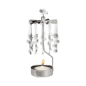 Rotating Candle Holder - Small Snowflakes