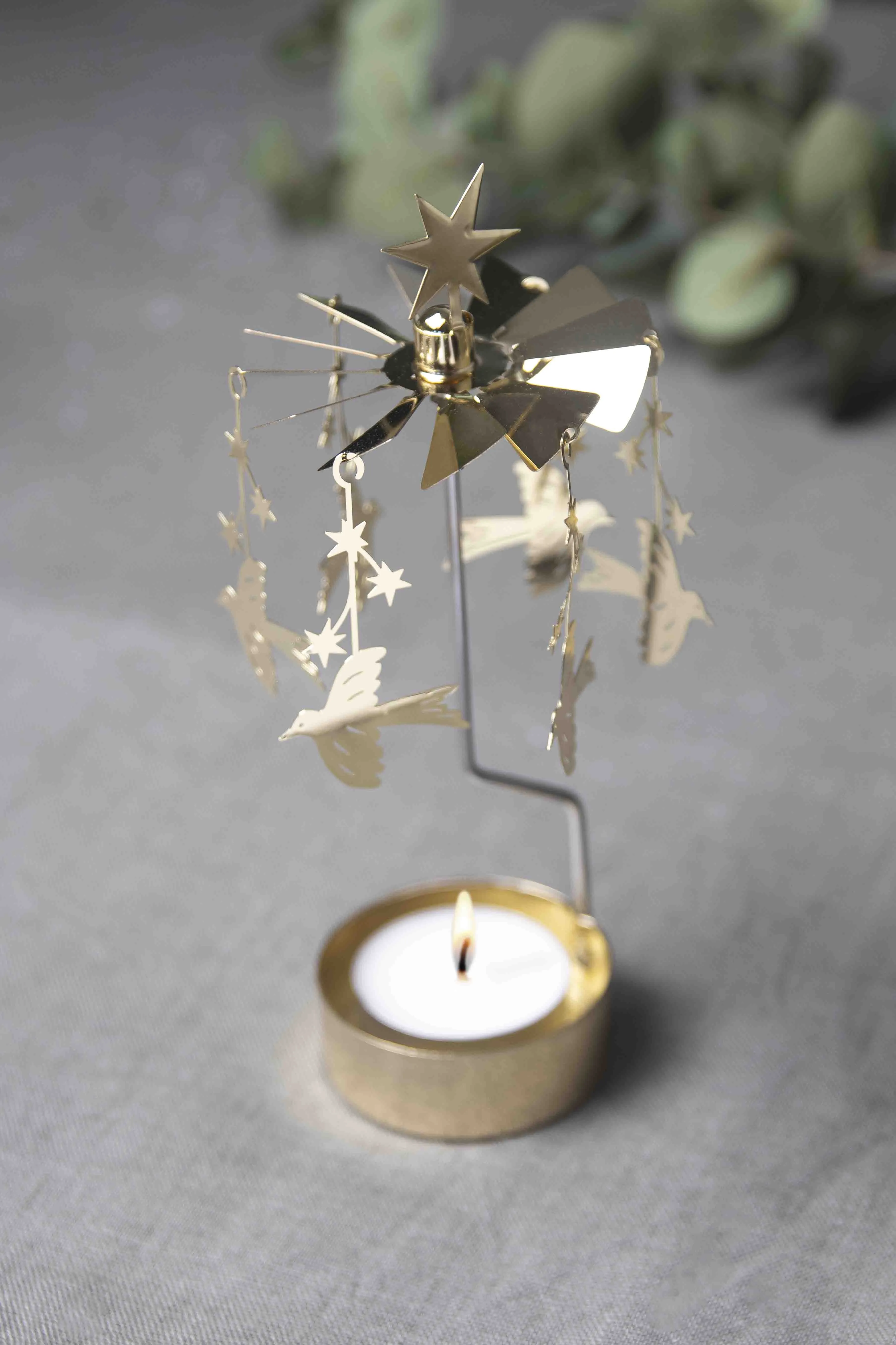 Rotating Candle Holder - Starling