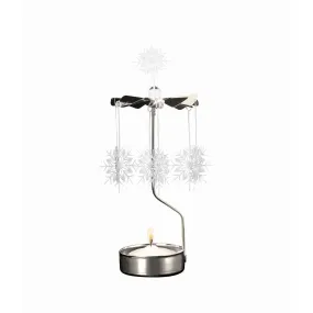 Rotating Candle Holder - White Star