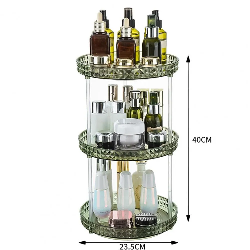 Rotating Diamond Cut 3 layer Rotating Organizer